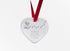 Clumber Spaniel Walk Beside Us Ceramic Heart